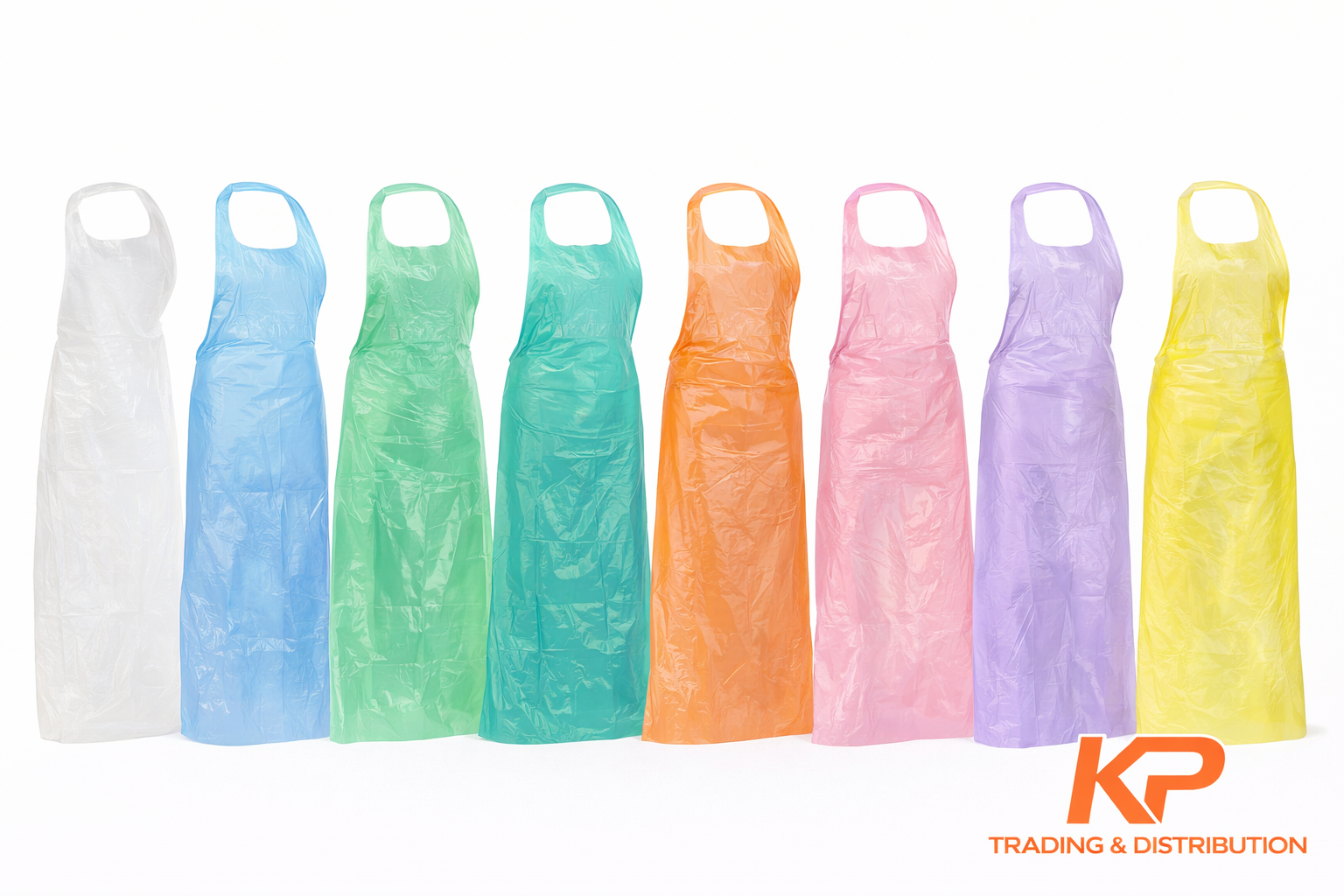 Disposable aprons for food manufacturing PPE