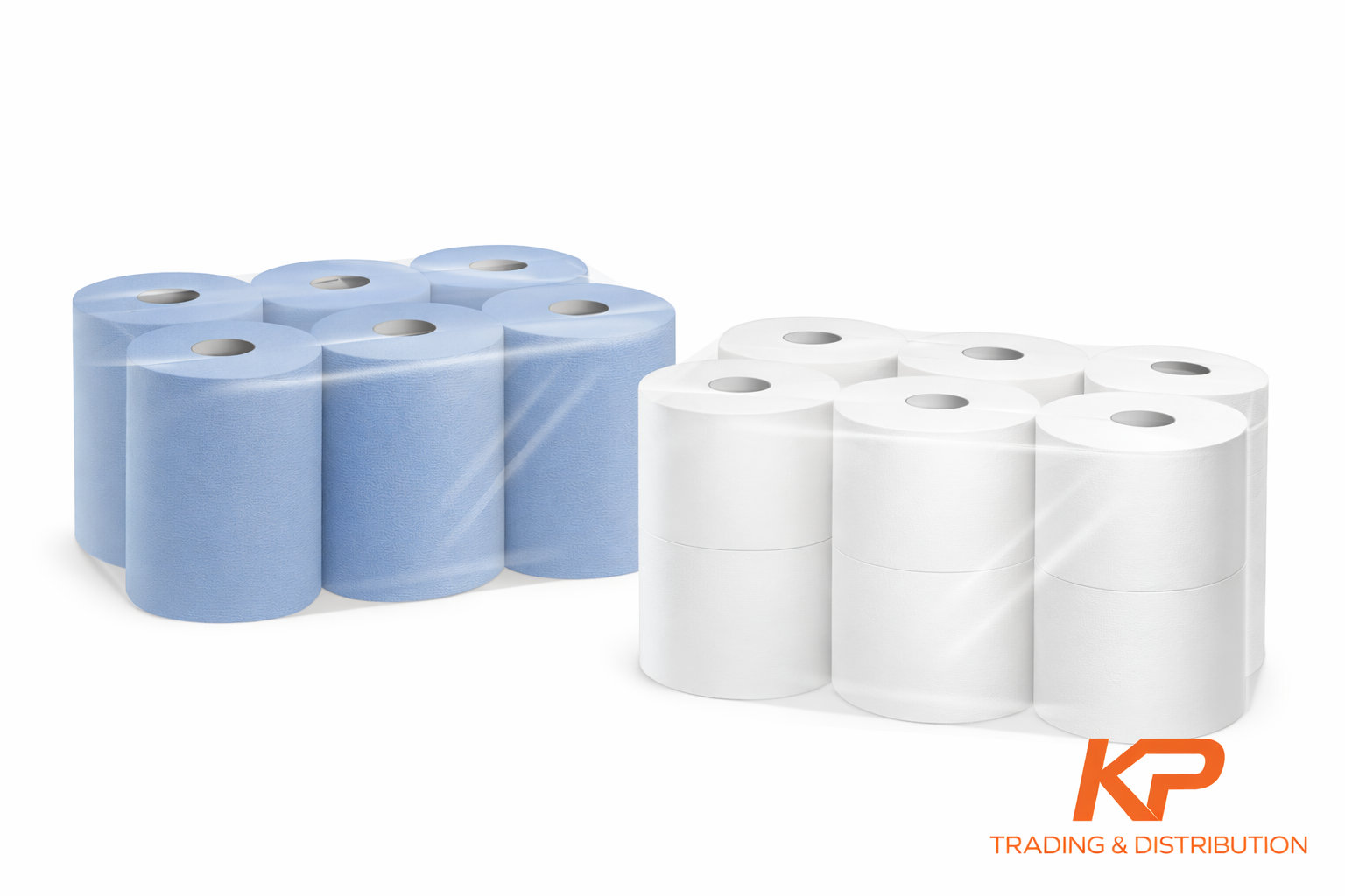 Centrefeed paper rolls for production cleaning