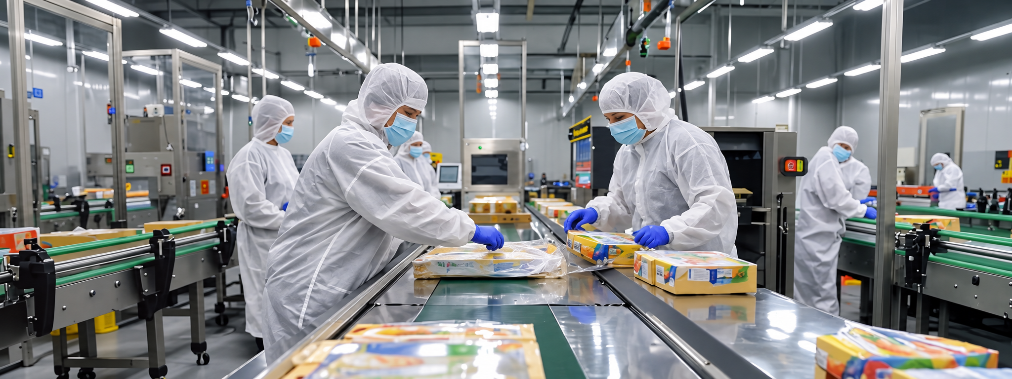 Packaging and consumables in a food production setting