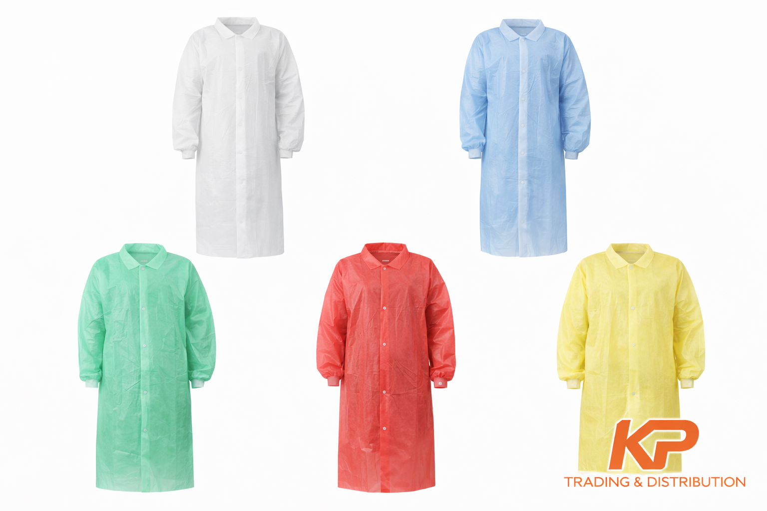 Disposable overcoats for visitors and production teams