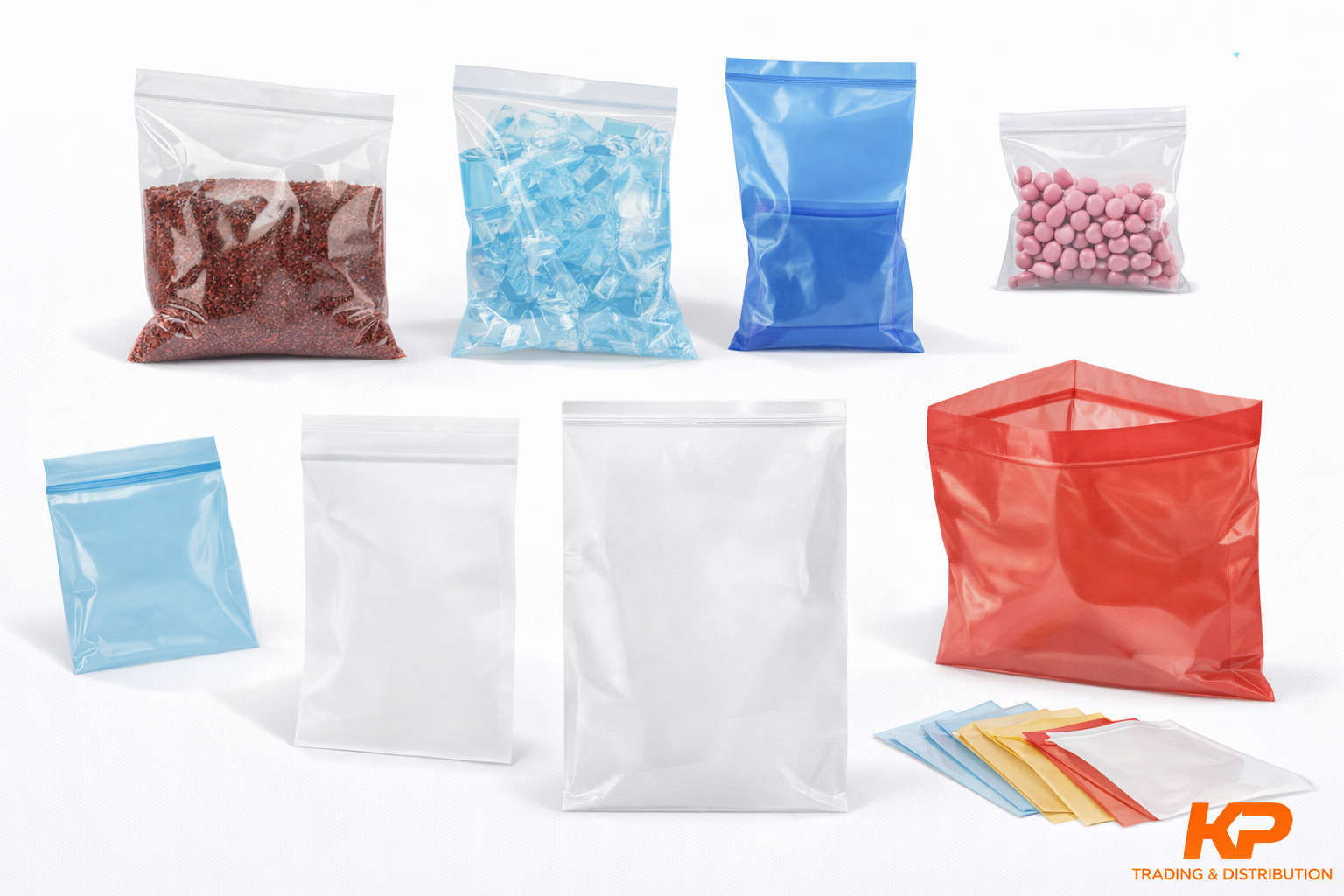 MDPE heat sealable poly bags