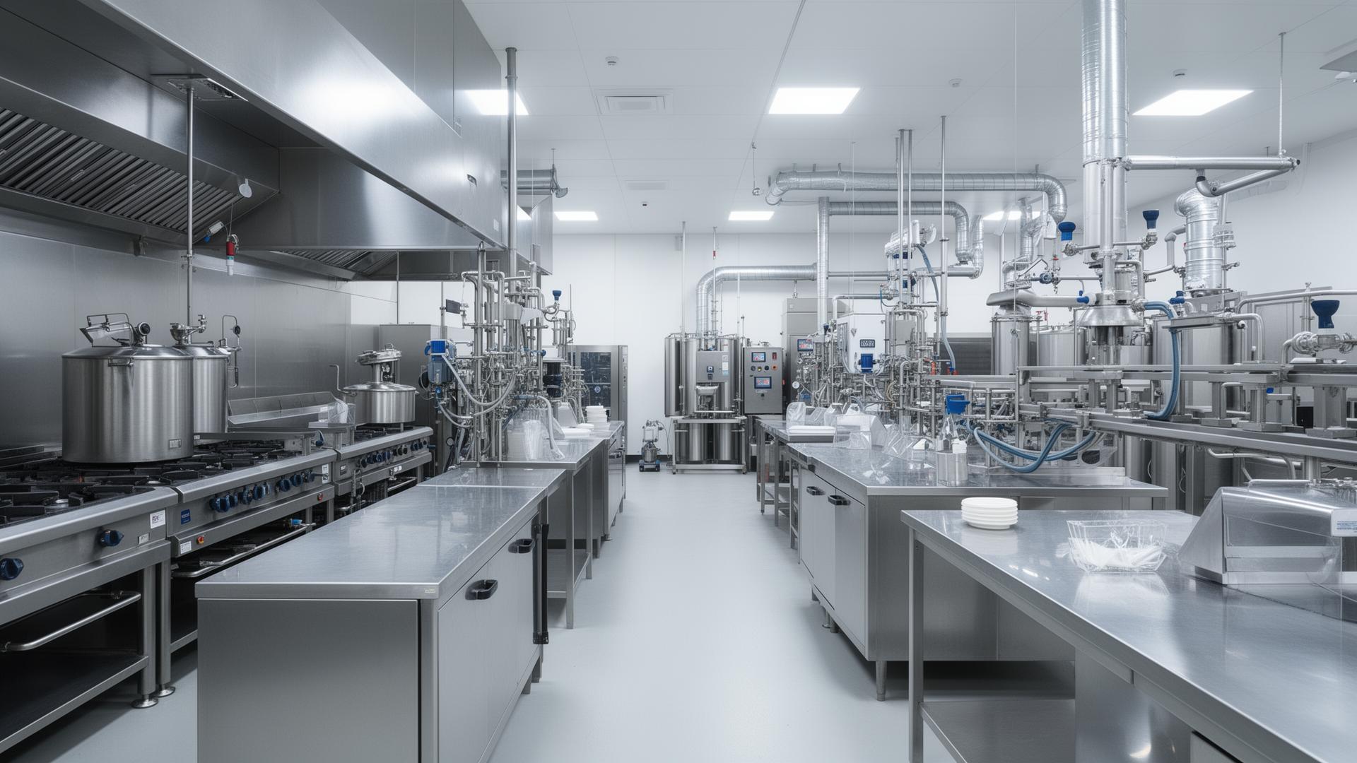 Food and beverage manufacturing production environment