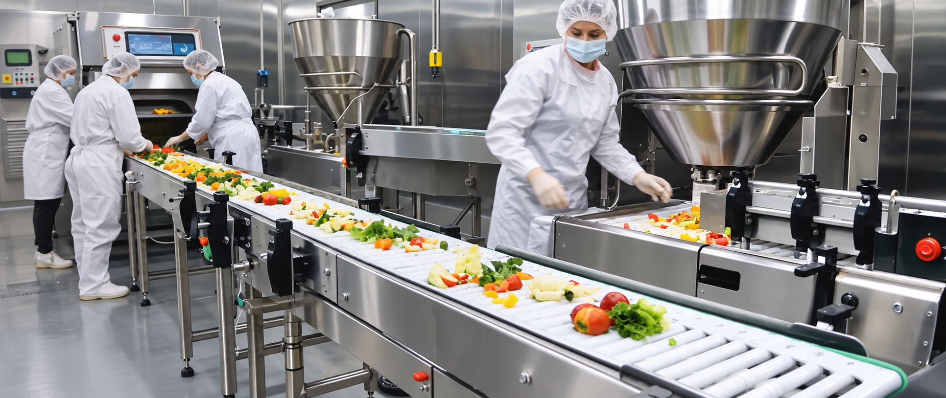 Contract packing and co-packing production line
