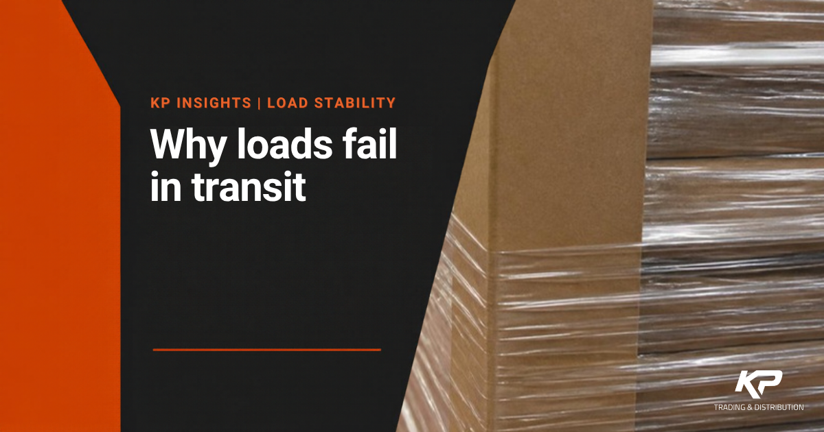 Why loads fail in transit and how to stop it, KP Trading and Distribution. Photo is illustrative.